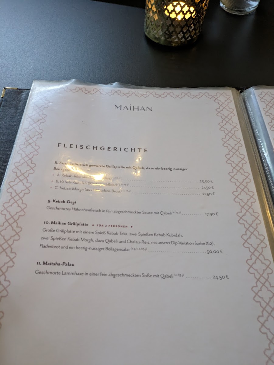 Menu Maihan Restaurant-2
